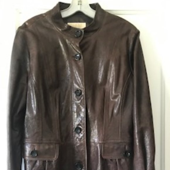 Genuine Leather Michael Kors Jacket